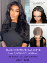 Raw Hair Tiny Knots All-Pre 6x6 Swiss HD Glueless Wig Loose Body Wave